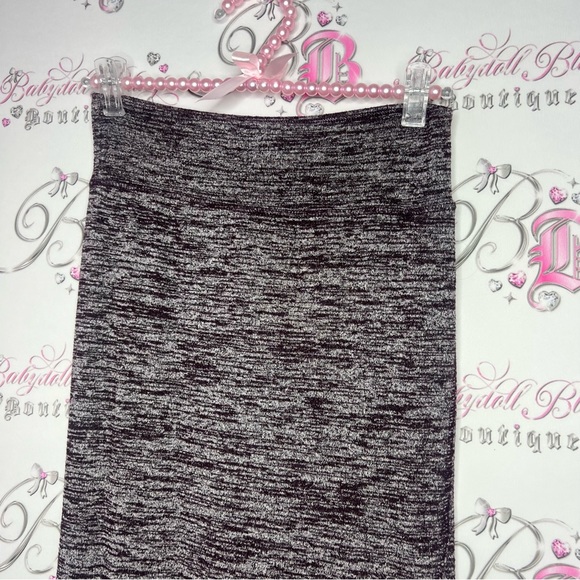 Wilfred free skirt Heathered purple white leg slit long stretchy soft comfy - Picture 4 of 9